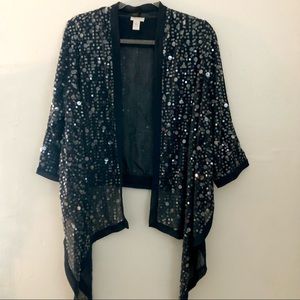Chicos 'Bimini' Sequin Statement (XS-S) Jacket